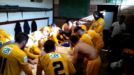 Remilly - Taissy, 24/09/07, Cap'Tain Tanguy célèbre la victoire avec les Taissotins