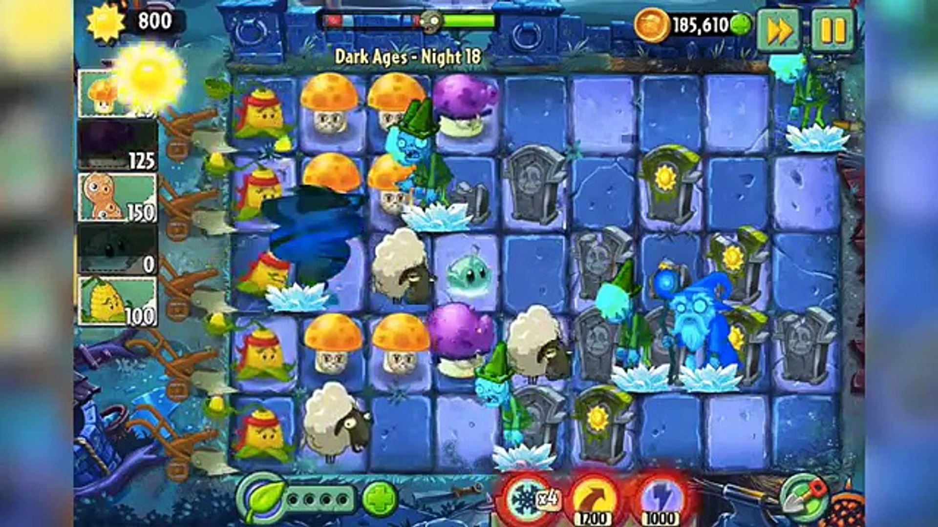 Dark Ages Night 18 Plants Vs Zombies 2 Its About Time Video Dailymotion