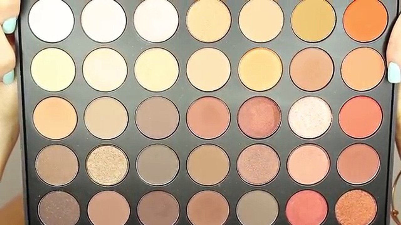 Halo Smokey eye & ombre lip using Morphe 350 palette | Valerie pac