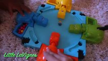 Hungry Hungry Hippo eats MINIONS Family Fun Game Surprise Egg Toys Ninja Turtles! ~ Little LaVignes