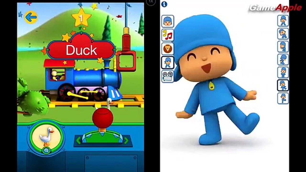 TALKING CAILLOU vs TALKING POCOYO (Gameplay, Walkthrough) - iOS: iPhone, iPad / Android