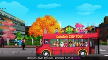 Wheels On The Bus Go Round And Round Song  London City   Popular Nursery Rhymes by ChuChu TV