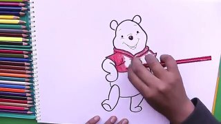 Dibujando y coloreando a Winnie Pooh new - drawing and coloring Winnie the Pooh new