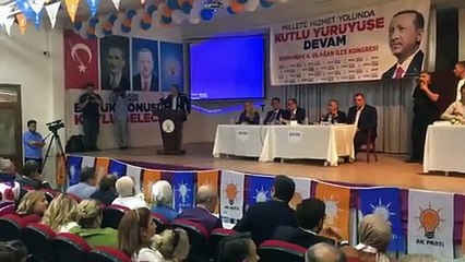 AKP kongresinde olay