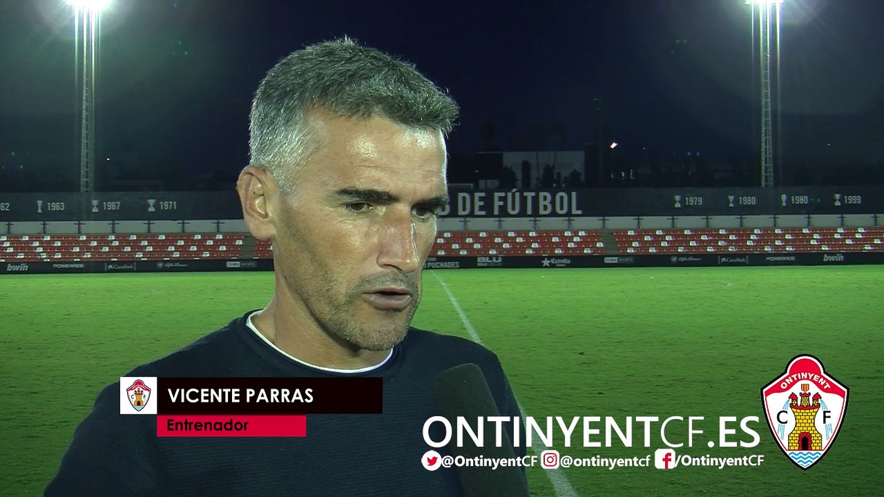 Vicent Parras valora el partit Mestalla 2 Ontinyent 2