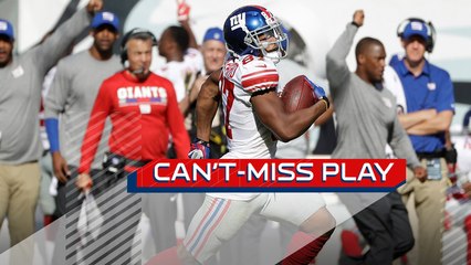Can't-Miss Play: Sterling Shepard goes untouched for 77-yard TD
