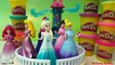 PLAY DOH Magiclip dolls Disney Princess Cinderella Elsa Ariel Snow white sparkle