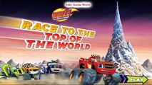 Blaze and The Monster Machines - Race Top of the World | Nick Jr Kids Games & Learn Colors