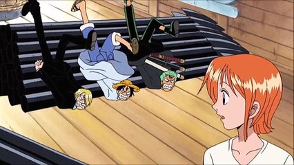 Luffy destroys Marine ships with one attack !! #442