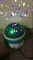 6D Night Light Star Projector Lamp with 4 Colorful LED Bulbs