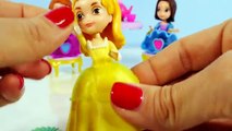 Play Doh Sofia The First Royal Tea Party At Play-Doh Enchanted Garden Disney Junior Princess Dolls