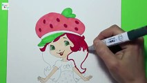 Çilek Kızı Nasıl Çizilir | Çilek Kızı Türkçe izle | Çizim Teknikleri | Boya Boya