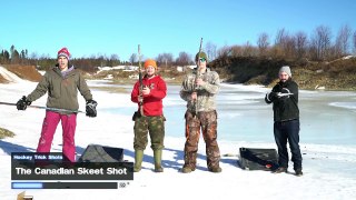 Winter Hockey Trick Shots | SweetSpotSquad