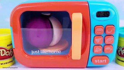 Pokemon Go! Pokeball Magic Microwave PlayDoh Learn Colors! Toy Surprises with Pretend Play