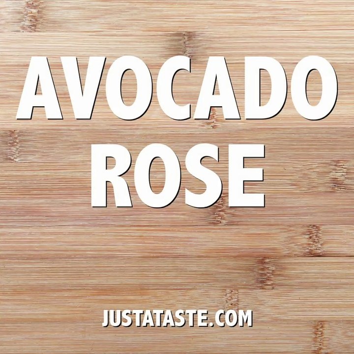 How to Make an Avocado Rose