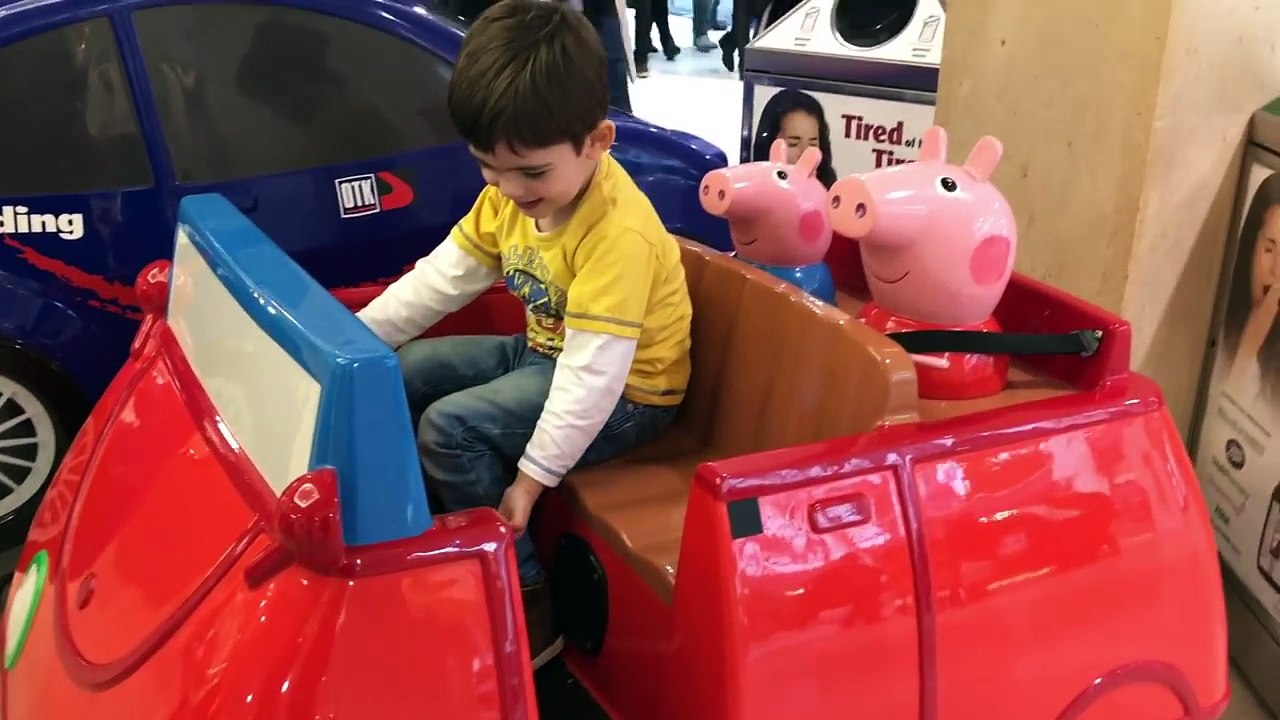 Kids Play Ride on Cars Fun Toy Playtime with Peppa Pig