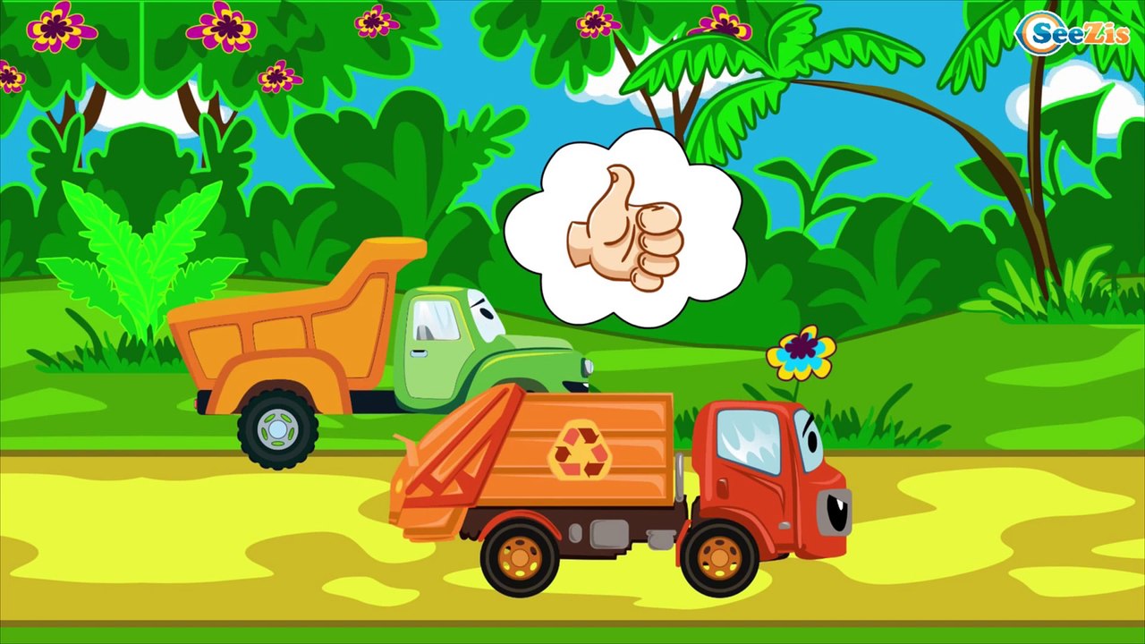 СБОРНИК: Мультфильмы про Машинки Грузовик и Спецтехника на стройке - Развивающие видео для детей