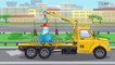 The Yellow Tow Truck helps Cars Friends | Service & Emergency Vehicles Cartoons for children