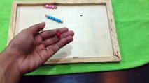 Montessori Short Bead Stair: Fun way to teach toddlers / preschoolers about Math & Counting!