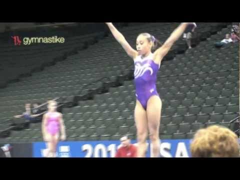 Katelyn Ohashi Podium Training WOGA Visa Championships 2011