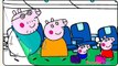 Peppa Pig Coloring Pages for Kids - Peppa Pig Coloring Games - Flying on Holiday Coloring Book
