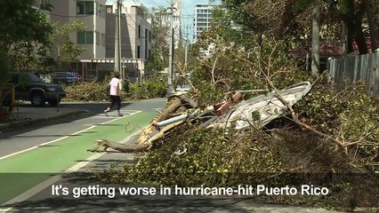 Conditions growing dire in hurricane-hit Puerto Rico