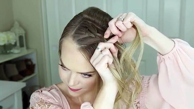 Four 4 Strand Braid High Bun | Missy Sue