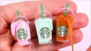 DIY Miniature Starbucks Slime & Miniature Slime Supplies
