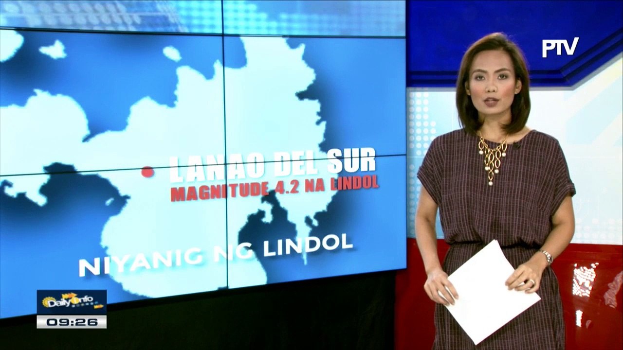 Lanao Del Sur at mga bayan sa Bukidnon, niyanig ng magnitude 5.4 na lindol