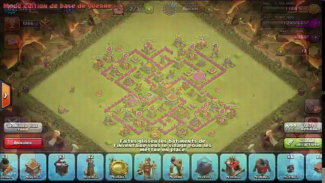 Village HDV 7 - Rush/GDC: HDV 7 avec 3 Anti Aeriennes, Performant & Design! - Clash Of Clans