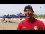 Dain Blanton USC Beach Volleyball Assistant Coach Opening Weekend