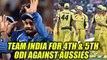 India vs Australia : Team India announced for the last two matches | Oneindia News