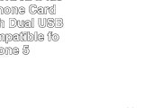 Digfuns DR1B32 IFlash Drive iPhone Card Reader with Dual USB Ports Compatible for iPhone