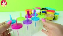 Paletas de Plastilina Play Doh |Rainbow Play Doh Popsicles
