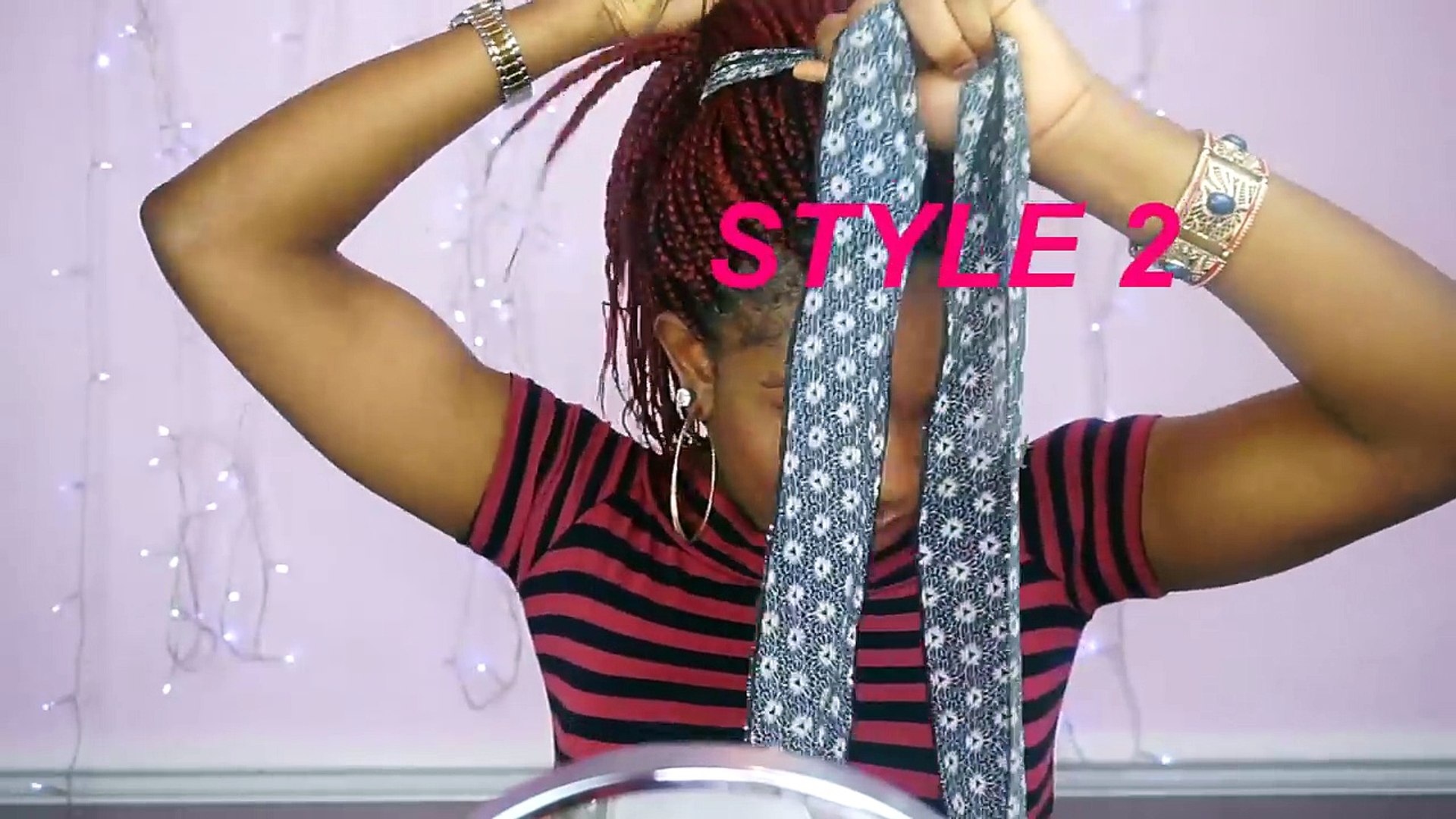 How To Style Box Braids/6 Quick And Unique Styles