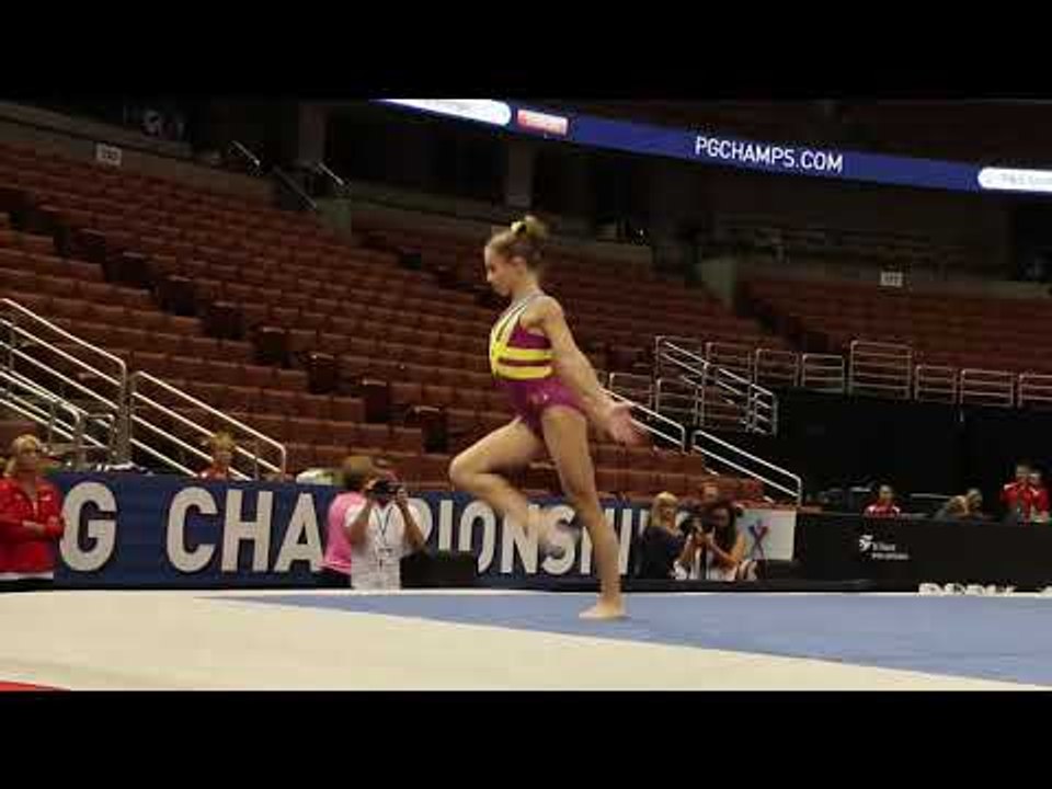 Ragan Smith, Texas Dreams - Floor - 2017 P&G Championships Podium Training