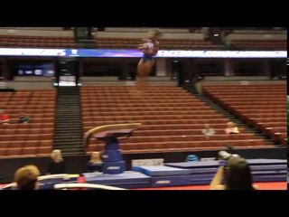 Jordan Chiles' Amanar On Vault - 2017 P&G Championships Podium Training