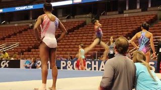 Junior Elites Tumbling - 2017 P&G Championships Podium Training