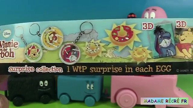 Train de Barbapapa Jouet déveil Barbatrain Oeufs Surprise et Num Noms