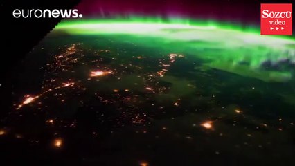 Kuzey Işıkları uzaydan görüntülendi