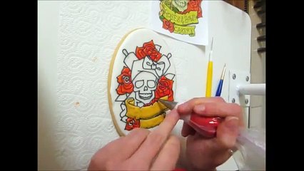 Time lapse cookie decorating - an intricate logo design