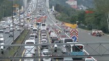 Köprüdeki Çalışma Trafiği Felç Etti