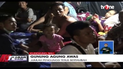 Jumlah Pengungsi di Gor Sweca Pura Terus Bertambah dan Mengalami Kekurangan Logistik