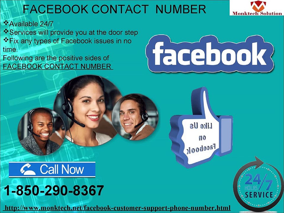 Make a Call At Facebook Contact Number To Obtain Actual Solutions @ 1-850-290-8367