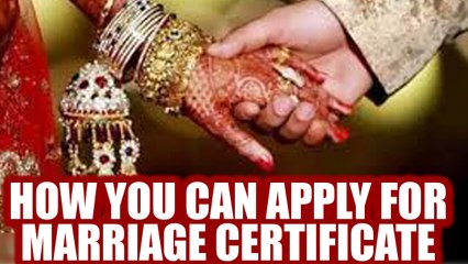 Marriage Certificate: Procedures and steps for application | Oneindia News