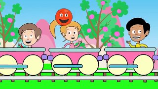 Poochy Choo Choo Teaches Cooperation & Teamwork | Childrens Educational Animation with Music