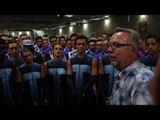 Blue Devils' Dave Gibbs Speaks To The Corps Before Finals