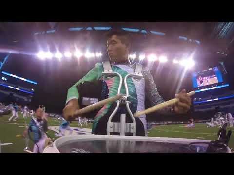 Up Close And Personal With Blue Knights' Tyler Doan During His Finals Drum Solo