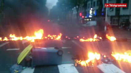 Code du travail. Tentative de blocage du dépôt pétrolier de Lorient