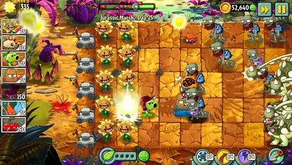 Plants vs Zombies 2 - Jurassic Marsh Day 25: Ankylosaurus